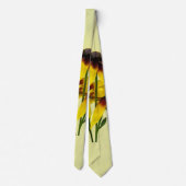 Bruine en Gele Black-Eyed Susans Stropdas (Achterkant)