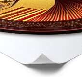 Bruine en goudboom van het Poster van het leven (Hoek)