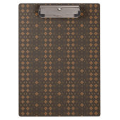 Bruine en gouden retro vibes klembord (Voorkant)