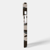 Bruine en grijze camouflage gepersonaliseerd Case-Mate iPhone case (Achterkant / Links)