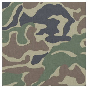 Bruine en groene Camo militaire stof