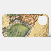 Bruine en groene zeeschelp Case-Mate iPhone case (Achterkant (horizontaal))