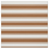 Bruine en Mint Cream Lines Stof (Swatch)