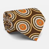 bruine en Oranje pootjes, Stropdas (Opgerold)