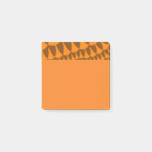 Bruine en Oranje schalen Post-it® Notes (Voorkant)