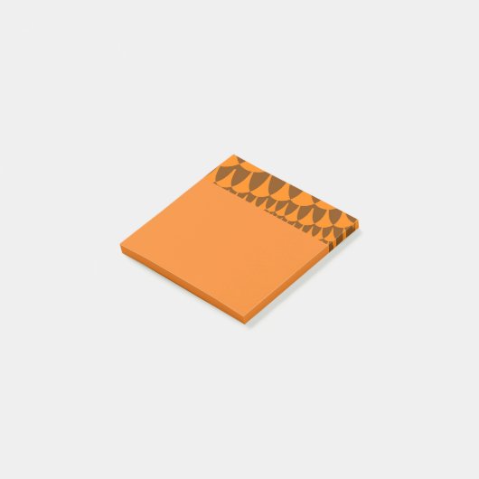 Bruine en Oranje schalen Post-it® Notes (Schuin)