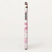 Bruine en roze lentuin Case-Mate iPhone case (Achterkant / rechts)