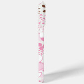 Bruine en roze voorjaarstuin Case-Mate iPhone case (Achterkant / Rechts)