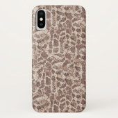 Bruine en Tan Snake Skin Case-Mate iPhone Case (Achterkant)
