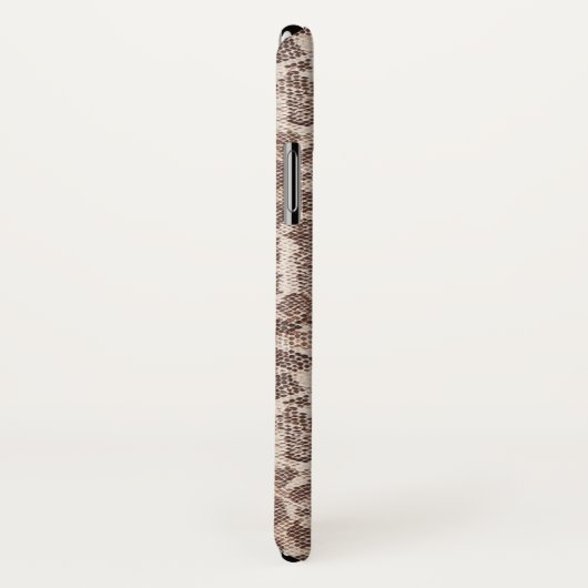 Bruine en Tan Snake Skin Case-Mate iPhone Case (Achterkant / rechts)
