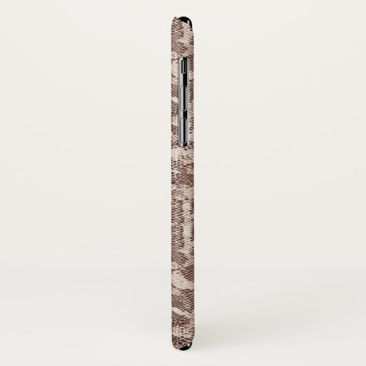 Bruine en Tan Snake Skin Case-Mate iPhone Case (Achterkant/links)