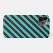 Bruine en waterige strepen Case-Mate iPhone case (Achterkant (horizontaal))