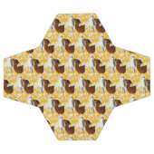 bruine en witte alpaca's met cactus Flowers, Voetbal (Enkel)