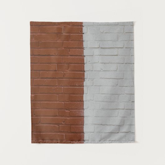 Bruine en witte betonwand wandkleed (Voorkant)