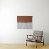 Bruine en witte betonwand wandkleed (In Situ (horizontaal))