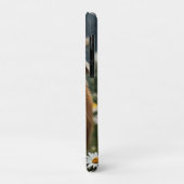 Bruine en witte cavia maan en madeliefjes, Case-Mate iPhone case (Achterkant/links)