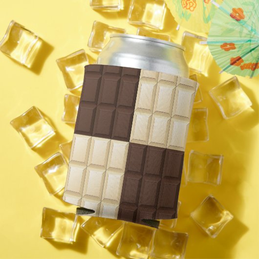 Bruine en witte chocolade blikjeskoeler (Insitu Zomer)