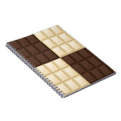 Bruine en witte chocolade notitieboek (Rechterzijde)