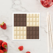 Bruine en witte chocolade servet (Insitu)