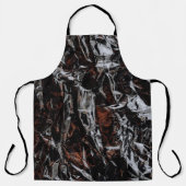 Bruine en witte gedroogde bladeren schort (Voorkant)