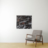 Bruine en witte gedroogde bladeren wandkleed (In Situ (horizontaal))