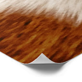 Bruine en witte geit poster (Hoek)