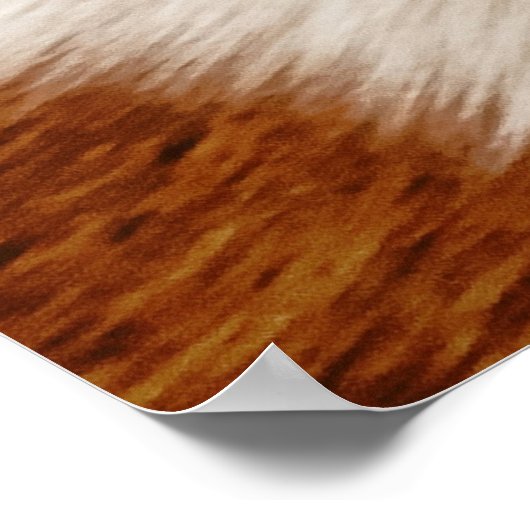 Bruine en witte geit poster (Hoek)