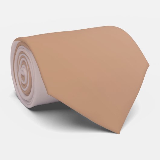 Bruine en witte gradiënt stropdas (Opgerold)