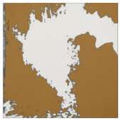 Bruine en witte kow afdrukstructuur stof (Swatch)