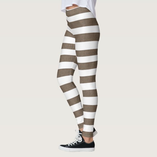 Bruine en witte Leggings (Links)