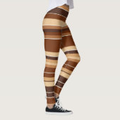 Bruine en witte Leggings – Stijlvol, comfortabel (Rechts)