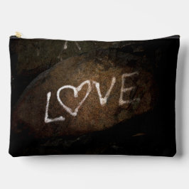 Bruine en witte liefde etui