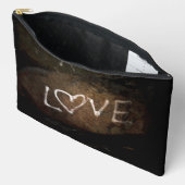 Bruine en witte liefde etui (Open)