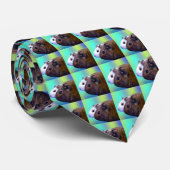 Bruine en witte parelhoenders, Stropdas (Opgerold)