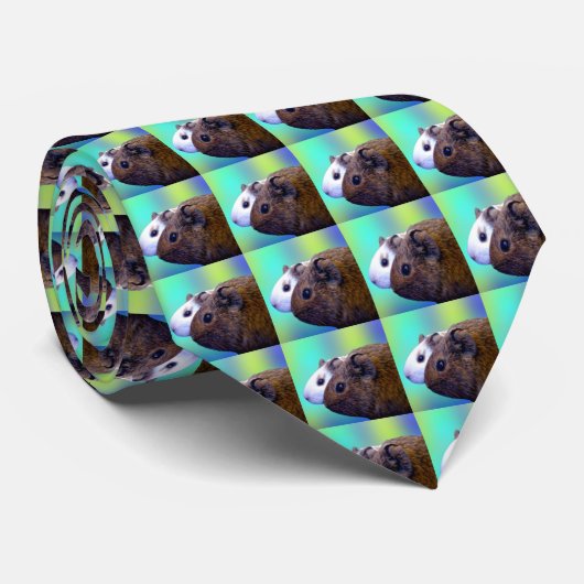 Bruine en witte parelhoenders, Stropdas (Opgerold)