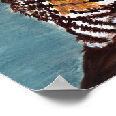 Bruine en witte Poster (Hoek)