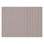 Bruine en witte streep tafelkleed (Voorkant (Horizontaal))