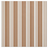 Bruine en witte strepen stof (Swatch)