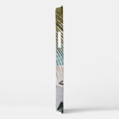 Bruine en zwarte armstoel naast zwembad in t Case-Mate iPhone case (Achterkant / Rechts)