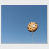 Bruine en zwarte ballon cadeaupapier (Vlak)