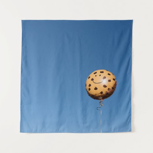 Bruine en zwarte ballon wandkleed (Voorkant)