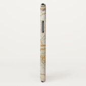 Bruine en zwarte gestructureerde marmeren steen  Case-Mate iPhone case (Achterkant / rechts)