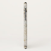 Bruine en zwarte gestructureerde marmeren steen  Case-Mate iPhone case (Achterkant/links)