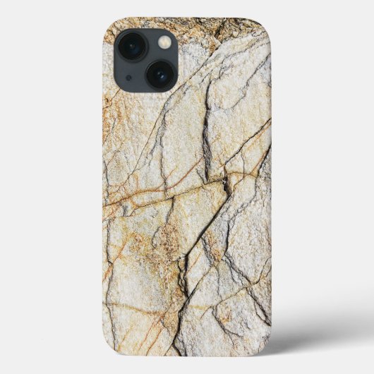 Bruine en zwarte gestructureerde marmeren steen Case-Mate iPhone case (Achterkant)