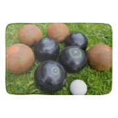  bruine en zwarte grasforel; badmat (Voorkant)