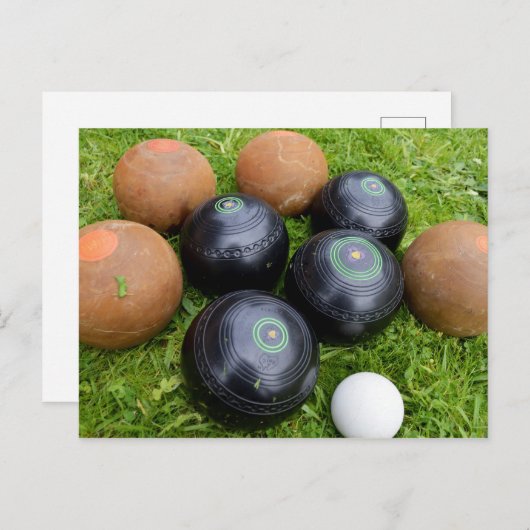 Bruine en zwarte  grasforel briefkaart (Voorkant / Achterkant)