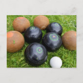 Bruine en zwarte  grasforel briefkaart (Voorkant)