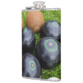 Bruine en zwarte  grasforel heupfles (Links)