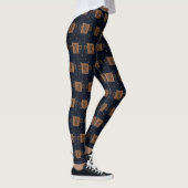 Bruine en zwarte leggings (Rechts)