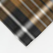 Bruine en zwarte spelden fleece deken (Hoek)